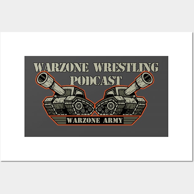 Warzone Wrestling Podcast Tank Wall Art by Warzone Wrestling Podcast